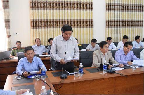 Đoàn công tác của Thường trực Tỉnh ủy Đắk Lắk làm việc với huyện Krông Pắc