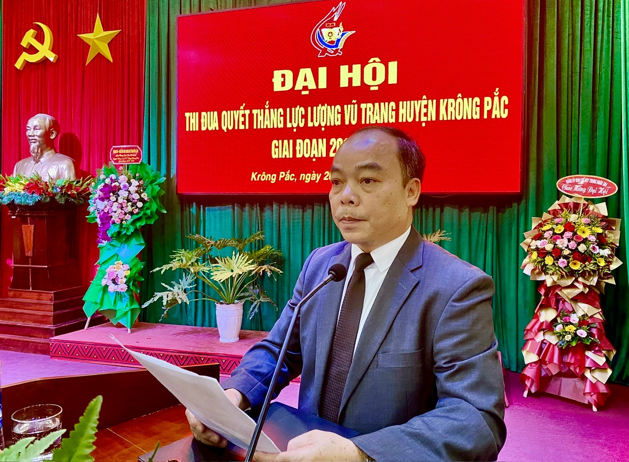 Đại hội thi đua quyết thắng lực lượng vũ trang huyện lần thứ 26
