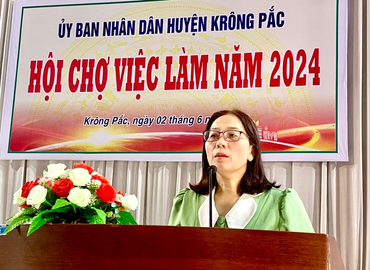 Hội chợ việc làm huyện Krông Pắc năm 2024