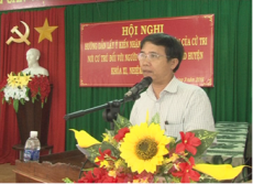 Uỷ ban Mặt trận Tổ quốc huyện Krông Pắc hướng dẫn lấy ý kiến của cử tri nơi cư trú đối với người ứng cử đại biểu HĐND huyện khóa XI