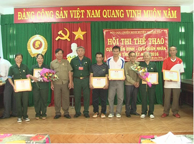 Hội thi thể thao Cựu chiến binh - Cựu quân nhân huyện Krông Pắc lần thứ nhất năm 2016