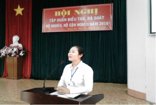Huyện Krông Pắc tập huấn công tác điều tra hộ nghèo, hộ cận nghèo năm 2016