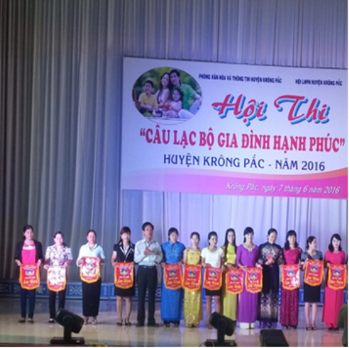 Hội thi câu lạc bộ gia đình hạnh phúc huyện Krông Pắc năm 2016