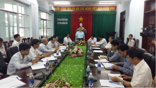 Thường trực Liên minh Hợp tác xã Việt Nam làm việc tại huyện Krông Pắc