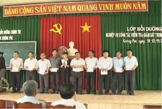 Huyện uỷ Krông Pắc bế giảng lớp bồi dưỡng công tác kiểm tra, giám sát trong đảng