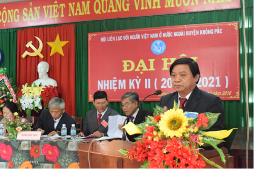 Hội liên lạc với người Việt Nam ở nước ngoài huyện Krông Pắc Đại hội lần thứ II