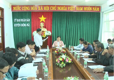 Ban đại diện Hội đồng quản trị Ngân hàng chính sách xã hội huyện Krông Pắc tổng kết năm 2015
