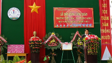 Trường Tiểu học Nơ Trang Lơng - xã Ea Yông, huyện Krông Pắc đón nhận Bằng công nhận trường chuẩn Quốc gia