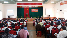 Ủy ban bầu cử huyện Krông Pắc tổ chức hội nghị tập huấn nghiệp vụ công tác bầu cử đại biểu Quốc hội khóa XIV và đại biểu Hội đồng nhân dân các cấp nhiệm kỳ 2016-2021
