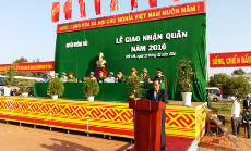 Huyện Krông Pắc tổ chức lễ giao nhận quân năm 2016