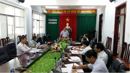 Huyện Krông Pắc họp Ban Chỉ đạo hội thi Chủ tịch và Phó chủ tịch UBND xã, thị trấn với pháp luật
