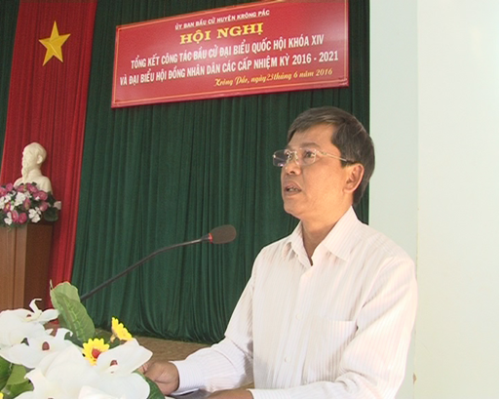 Huyện Krông Pắc tổng kết công tác bầu cử