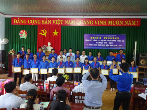 Hội đồng đội huyện Krông Pắc tổng kết công tác đội và phong trào thiếu nhi năm học 2015-2016