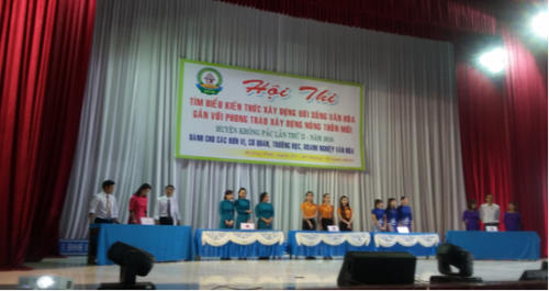 Hội thi tìm hiểu kiến thức xây dựng đời sống văn hóa gắn với xây dựng nông thôn mới huyện Krông Păc lần thứ II năm 2016