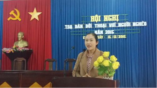 Uỷ ban nhân dân huyện Krông Pắc đối thoại với người nghèo xã Krông Búk