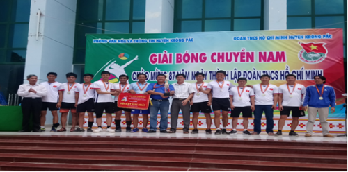 Giải Bóng chuyền nam huyện Krông Pắc năm 2018