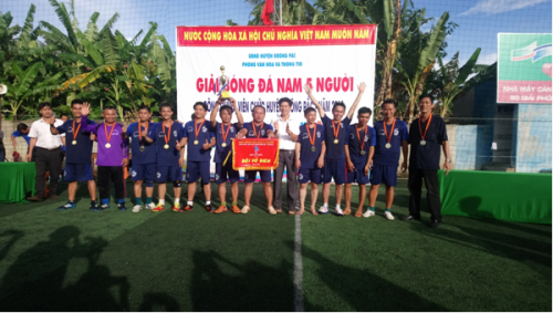 Giải bóng đá nam 5 người - công chức, viên chức huyện Krông Pắc năm 2018