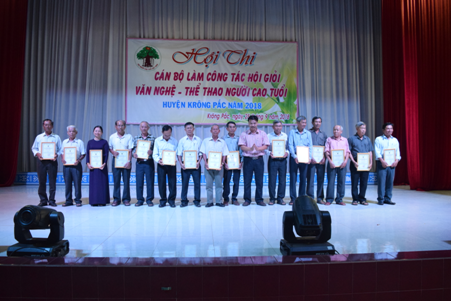 Hội thi văn hoá, thể thao Hội Người cao tuổi huyện Krông Pắc năm 2018