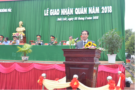 Huyện Krông Pắc giao quân đợt I năm 2018