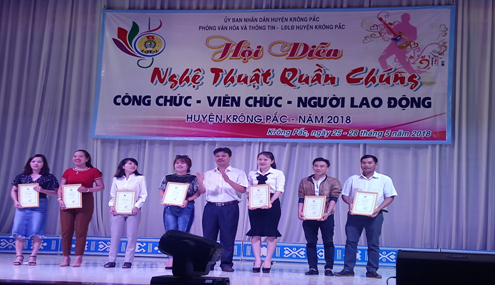 Hội diễn nghệ thuật quần chúng huyện Krông Pắc năm 2018