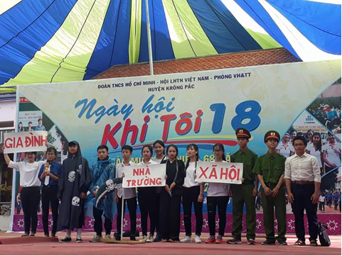 Ngày hội khi tôi 18 huyện Krông Pắc