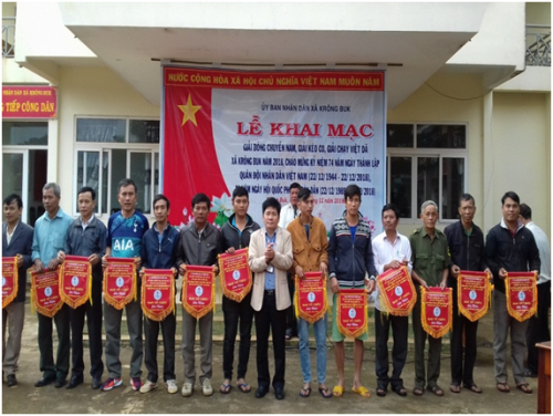 Xã Krông Búk: Hội thao chào mừng Ngày thành lập Quân dội nhân dân Việt Nam