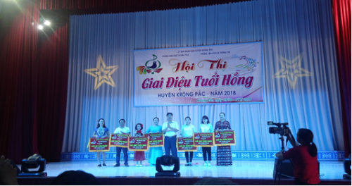 Hội thi Giai điệu tuổi hồng huyện Krông Pắc năm 2018