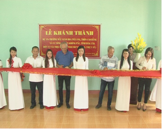 Huyện Krông Pắc khánh thành, đưa vào sử dụng phân hiệu của trường Mẫu giáo Hoa Pơ Lang và trường Mẫu giáo Hoa Huệ