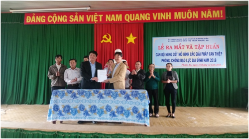 Lễ ra mắt và tập huấn Mô hình các giải pháp phòng, chống bạo lực gia đình