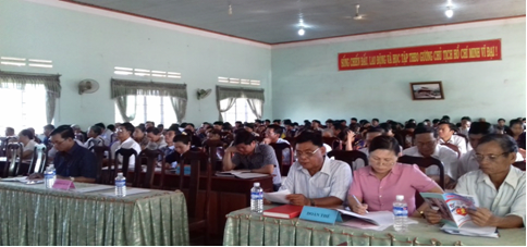 Đảng ủy xã Krông Buk tổ chức Hội nghị Sơ kết công tác 6 tháng đầu năm 2018