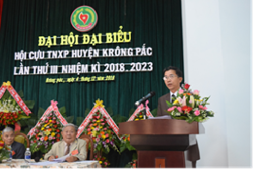 Đại hội Hội cựu thanh niên xung phong huyện Krông Pắc lần thứ 3, nhiệm kỳ 2018-2023