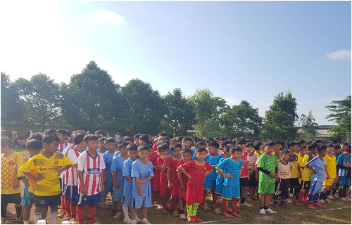 Xã Krông Búk tổ chức Giải bóng đá thiếu niên, nhi đồng hè năm 2019
