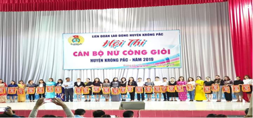 Hội thi cán bộ công đoàn giỏi huyện Krông Pắc năm 2019