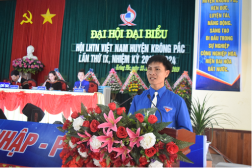 Đại hội Hội Liên hiệp Thanh niên huyện Krông Pắc lần thứ 9