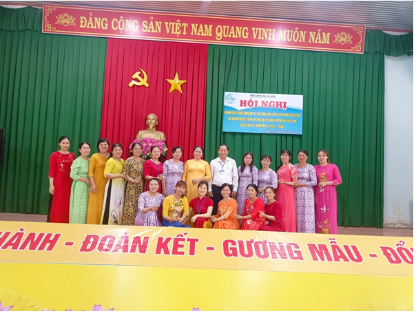 HỘI LHPN XÃ VỤ BỔN TỔ CHỨC HỘI NGHỊ SƠ KẾT GIỮA NHIỆM KỲ 2021 – 2026